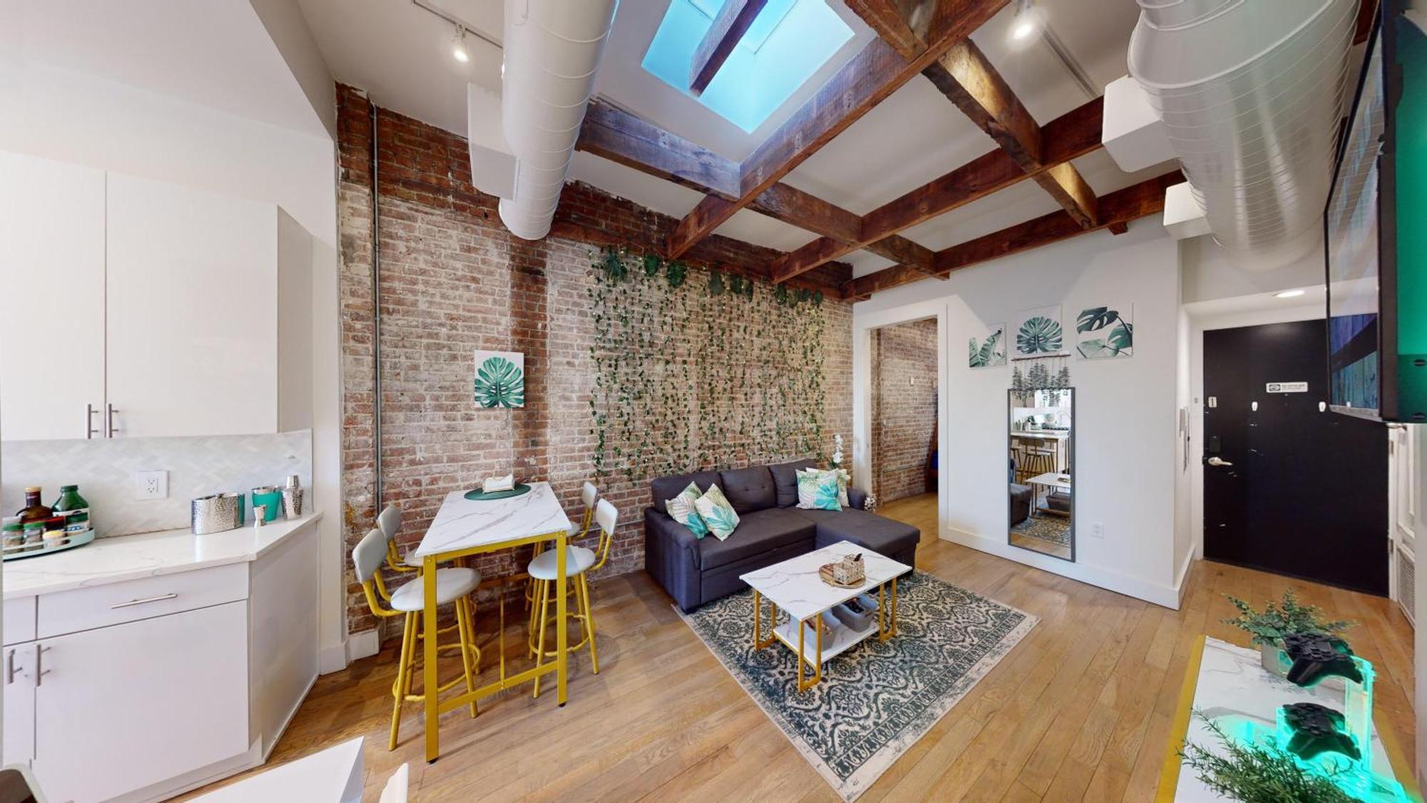 Chic Penthouse 15 Minutes From Nyc - Bus Stop At Doorstep Hoboken Exterior photo
